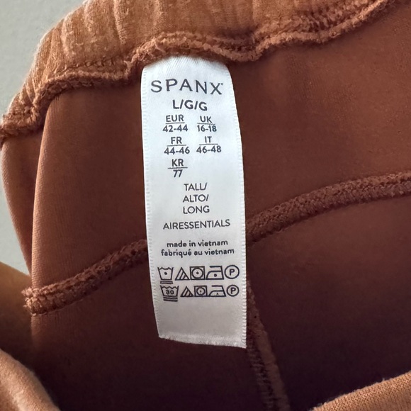 Spanx Air Essentials Wide Leg Pant Womens Large Tall Butterscotch Casual Comfy - Picture 13 of 13